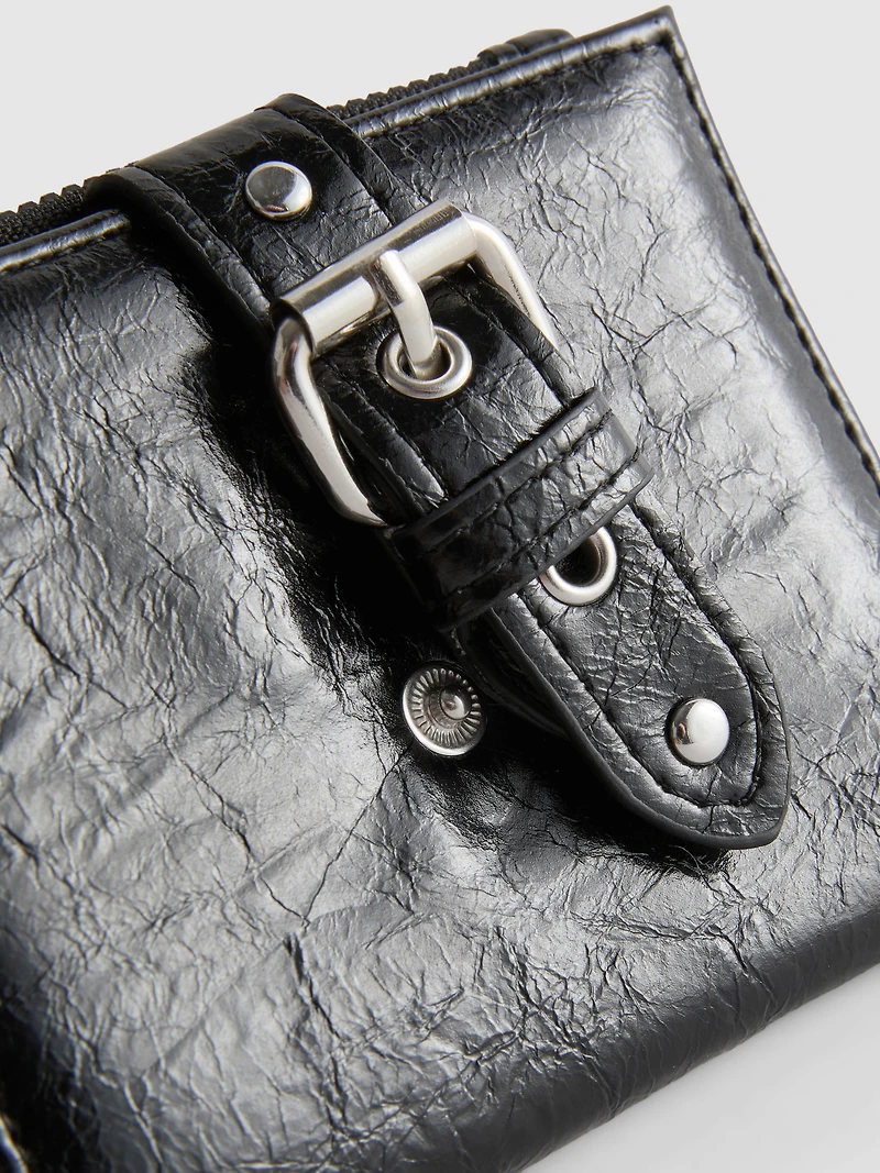 Textured Zip Wallet