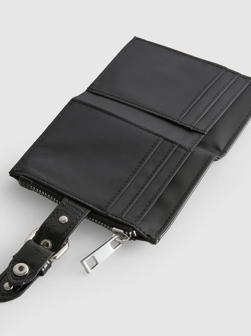 Textured Zip Wallet