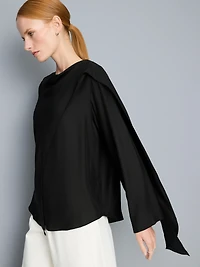 Relaxed Drape Blouse
