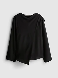 Relaxed Drape Blouse