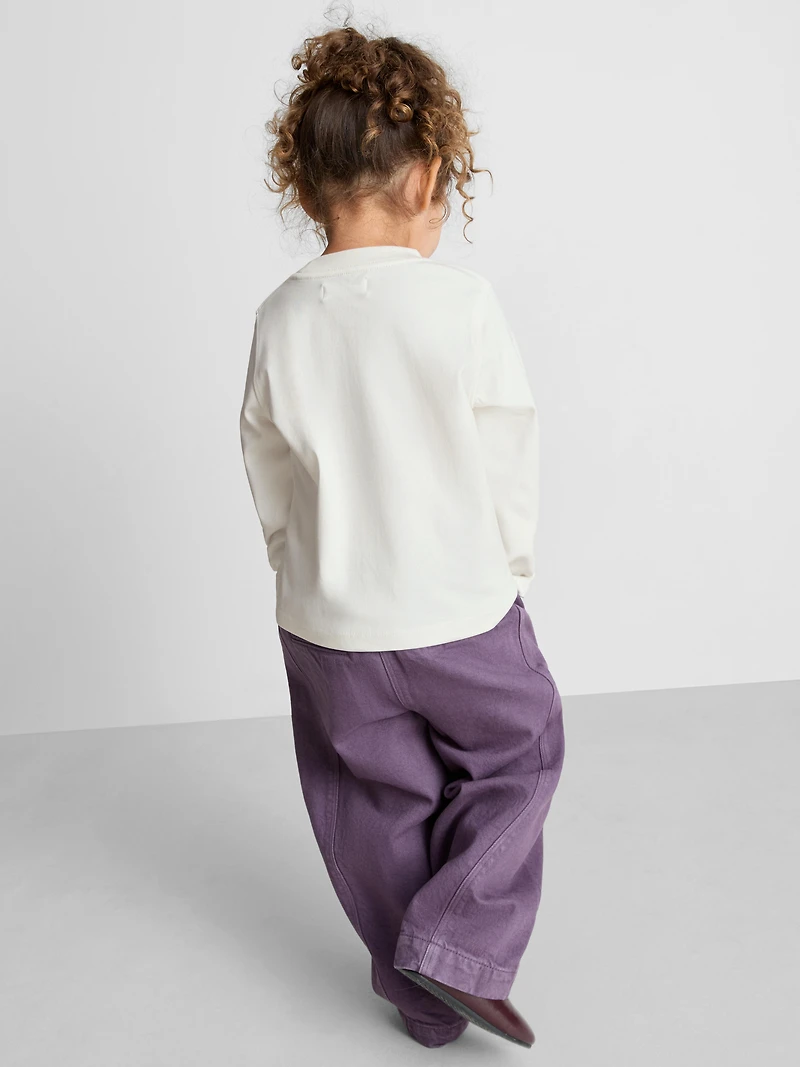 1-12yrs | The Edit Pure Cotton Long Sleeve T-Shirt