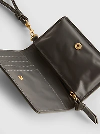 Croc Effect Wristlet Card Holder