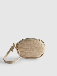 Croc Effect Coin Purse