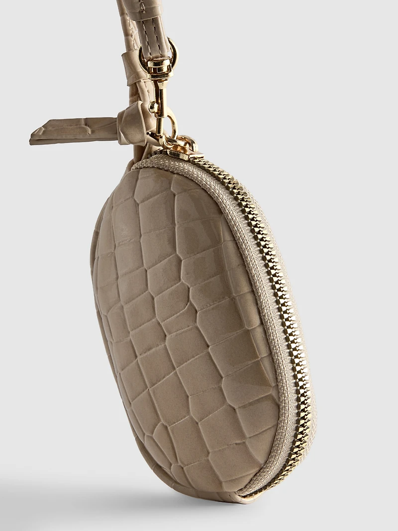 Croc Effect Coin Purse