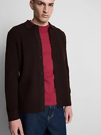 Wool Blend Knitted Cardigan