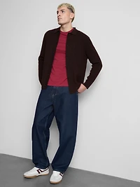 Wool Blend Knitted Cardigan