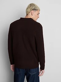 Wool Blend Knitted Cardigan
