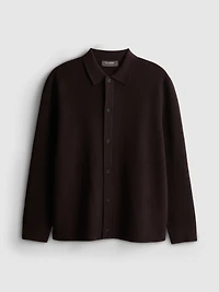 Wool Blend Knitted Cardigan