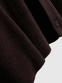 Wool Blend Knitted Cardigan
