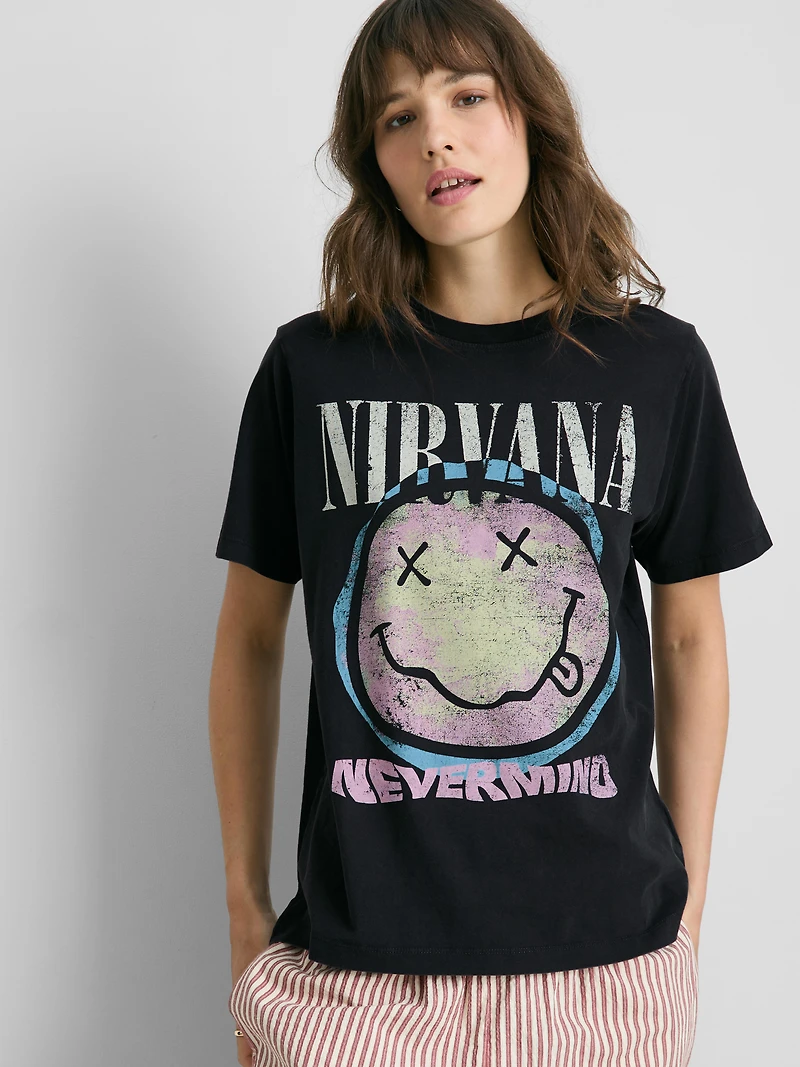 Nirvana Cotton Graphic Album Tee
