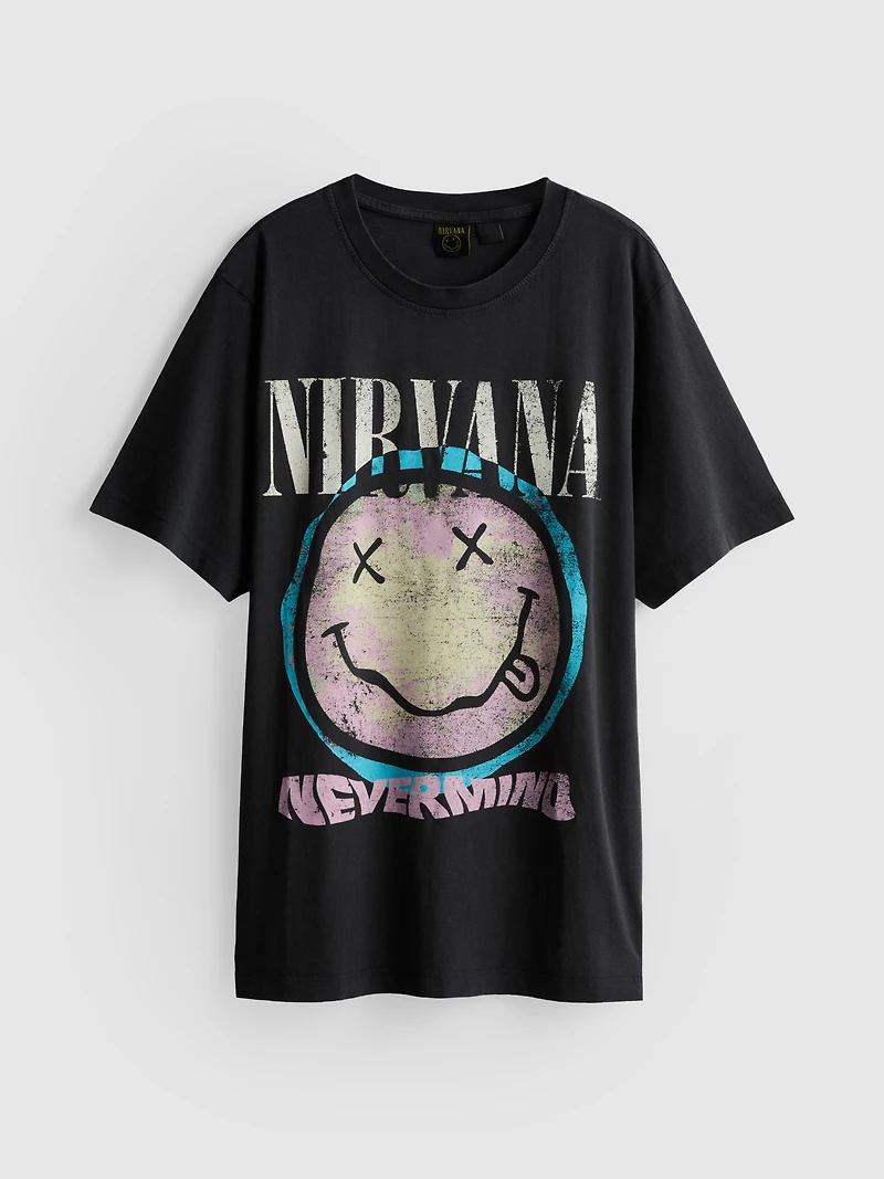 Nirvana Cotton Graphic Album Tee