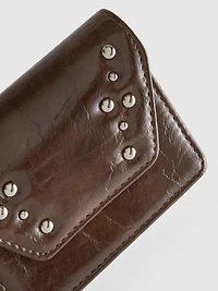 Studded Flap Purse