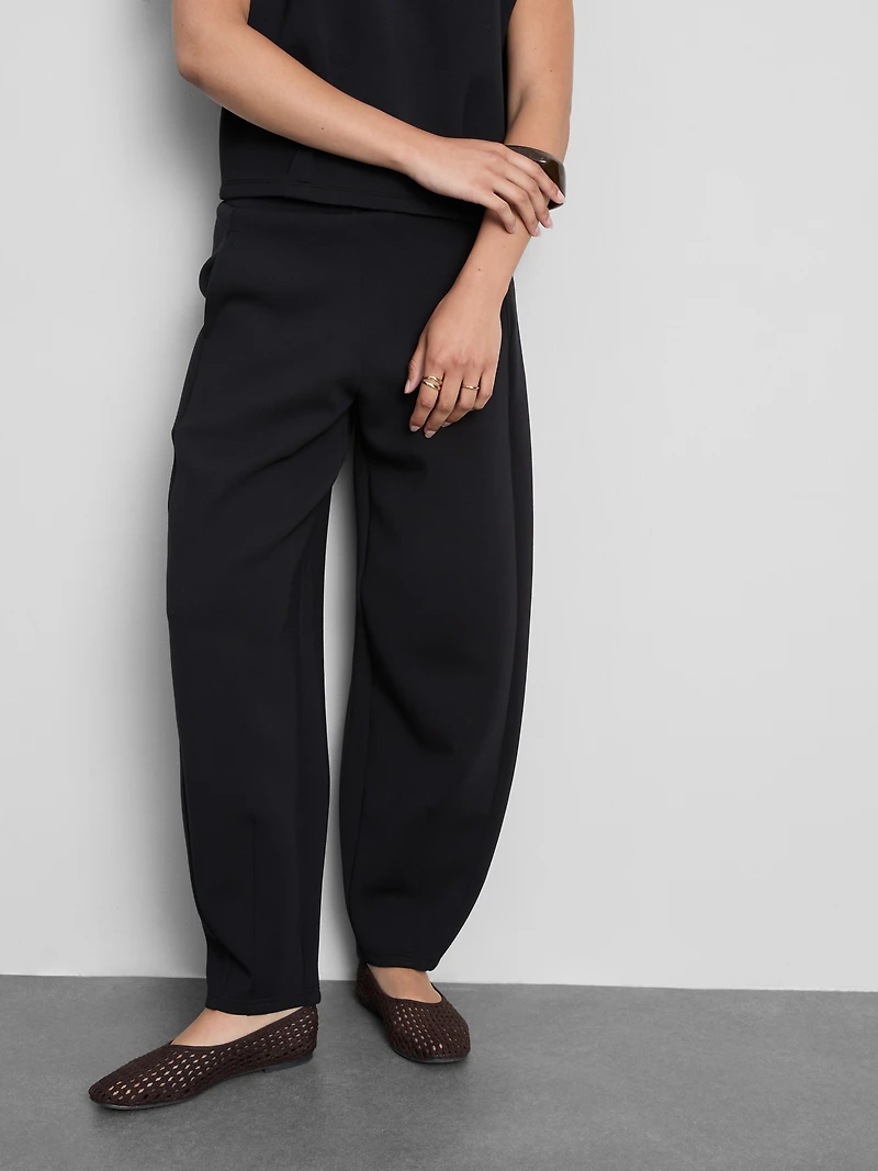 The Edit Scuba Barrel Leg Joggers