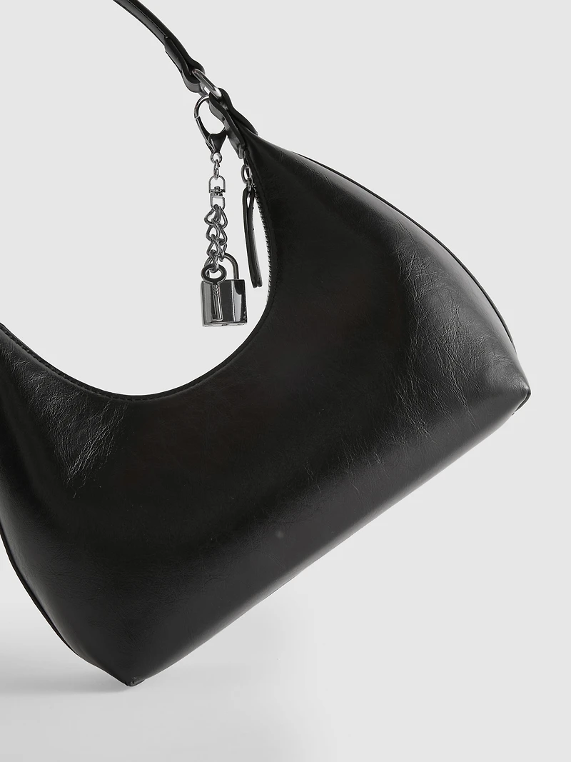 Lock Charm Shoulder Bag