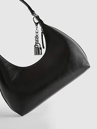 Lock Charm Shoulder Bag