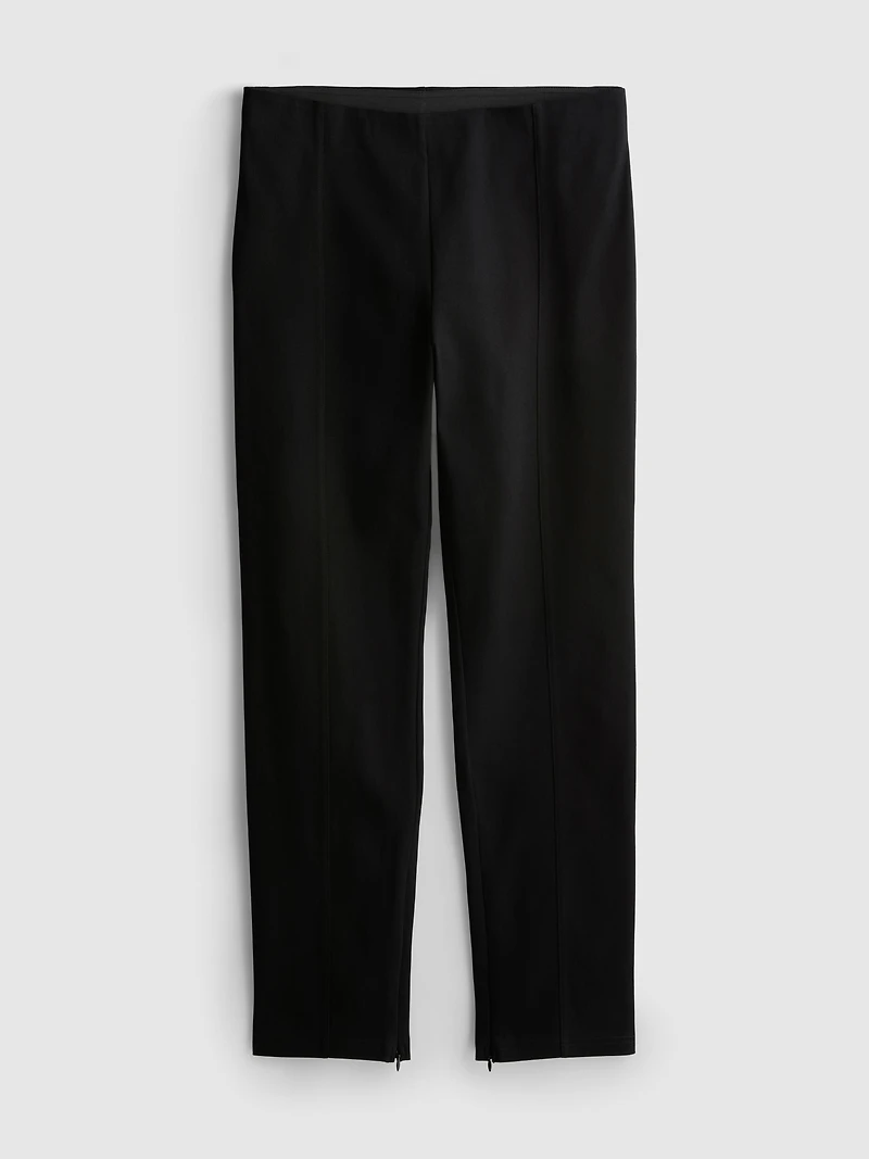 Slim Straight-Leg Pants
