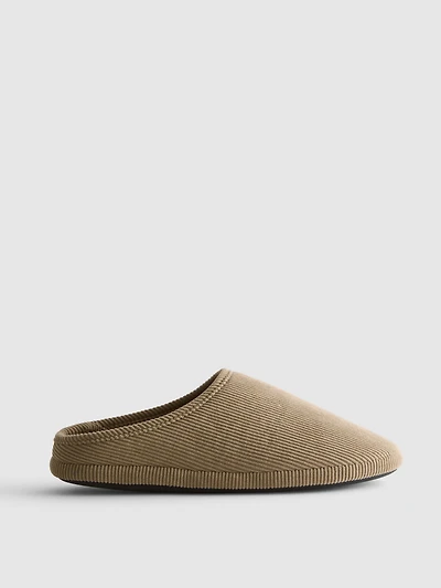 Corduroy Mule Slippers