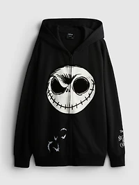 Disney Tim Burton's The Nightmare Before Christmas Graphic Zip Hoodie
