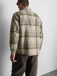 Check Button-Up Overshirt