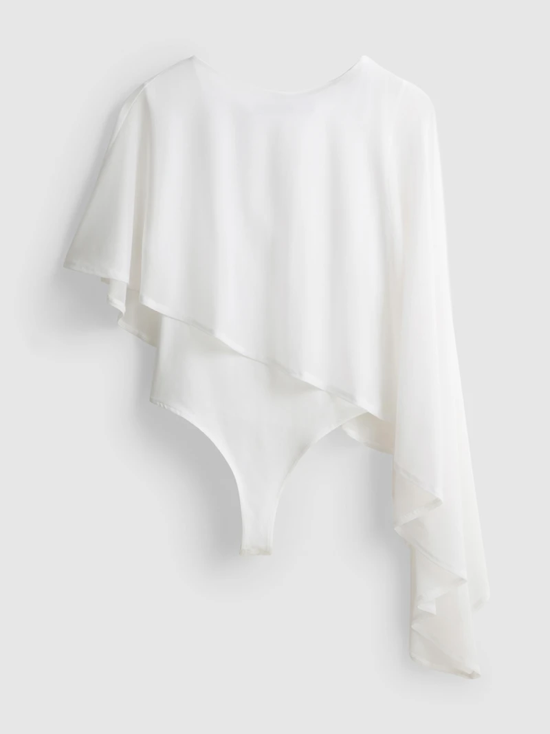 Cape Overlay Bodysuit