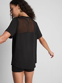 Mesh Detail Active Tee