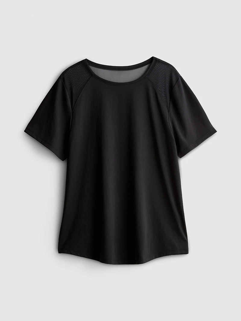 Mesh Detail Active Tee