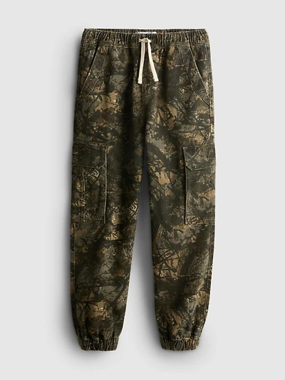 7-15yrs | Pure Cotton Printed Cuffed Cargo Pants
