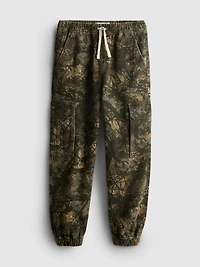 7-15yrs | Pure Cotton Printed Cuffed Cargo Pants