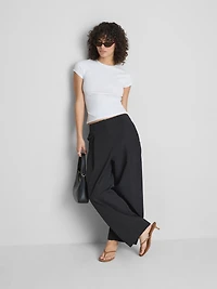 Cotton-Rich Fitted Short-Sleeve Tee