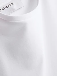Cotton-Rich Fitted Short-Sleeve Tee