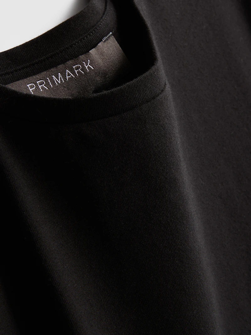 Cotton-Rich Fitted Short-Sleeve Tee