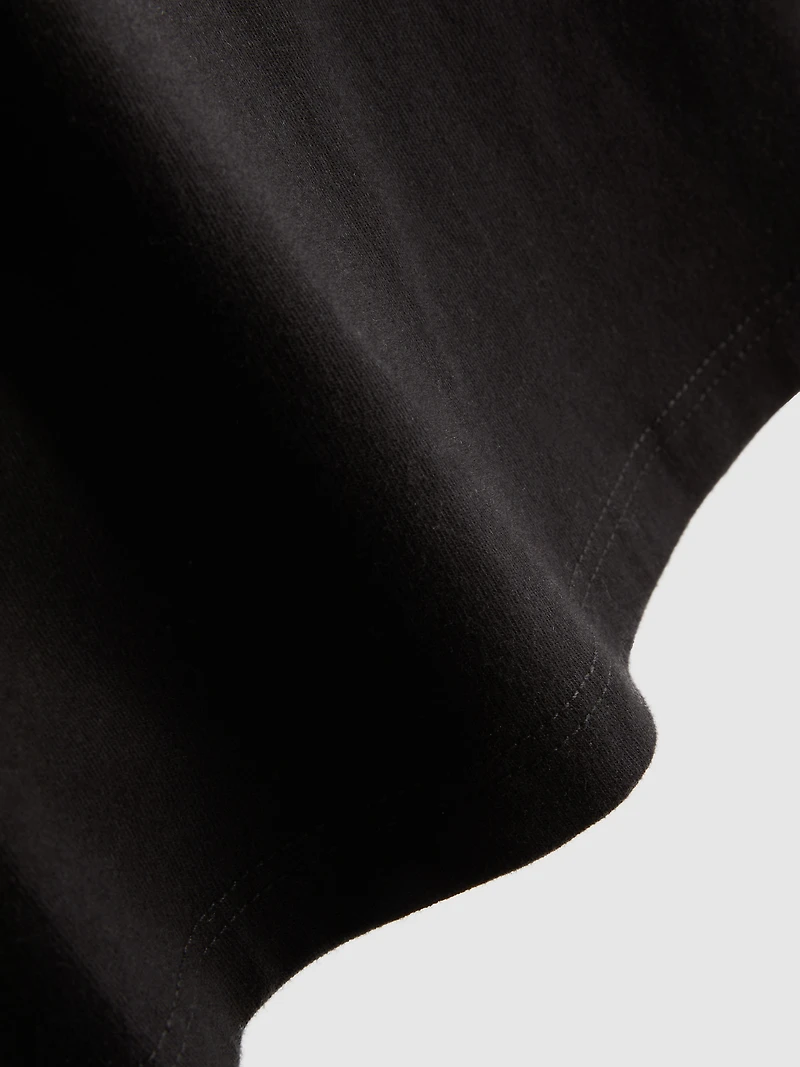 Cotton-Rich Fitted Short-Sleeve Tee