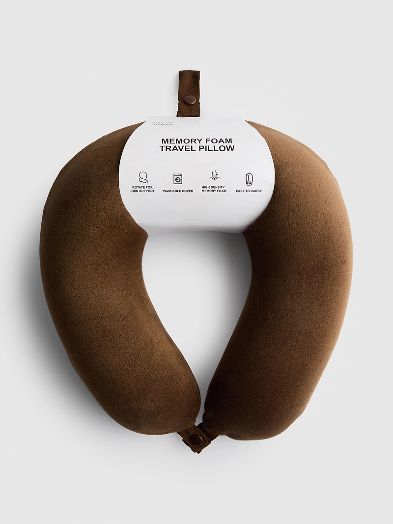 Memory Foam Travel Pillow