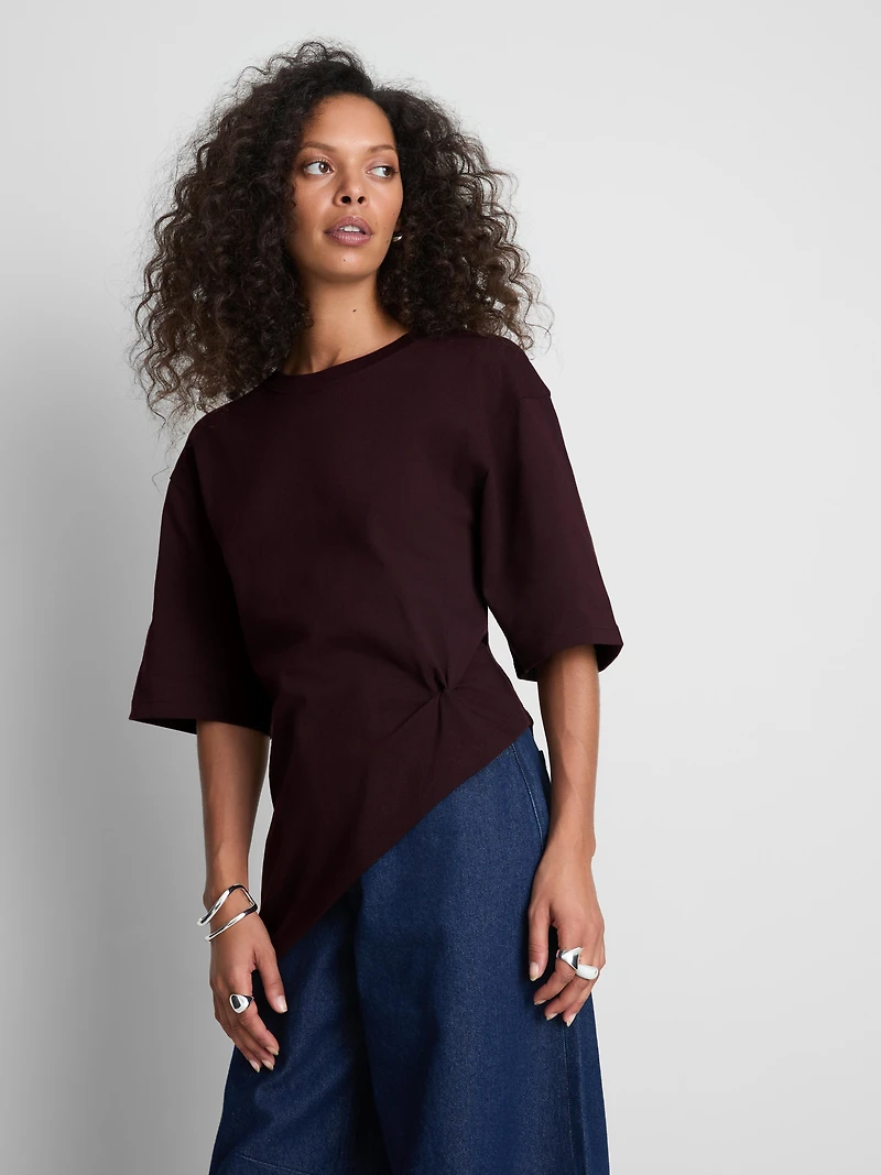 Paula Echevarría Asymmetric Knot Tee