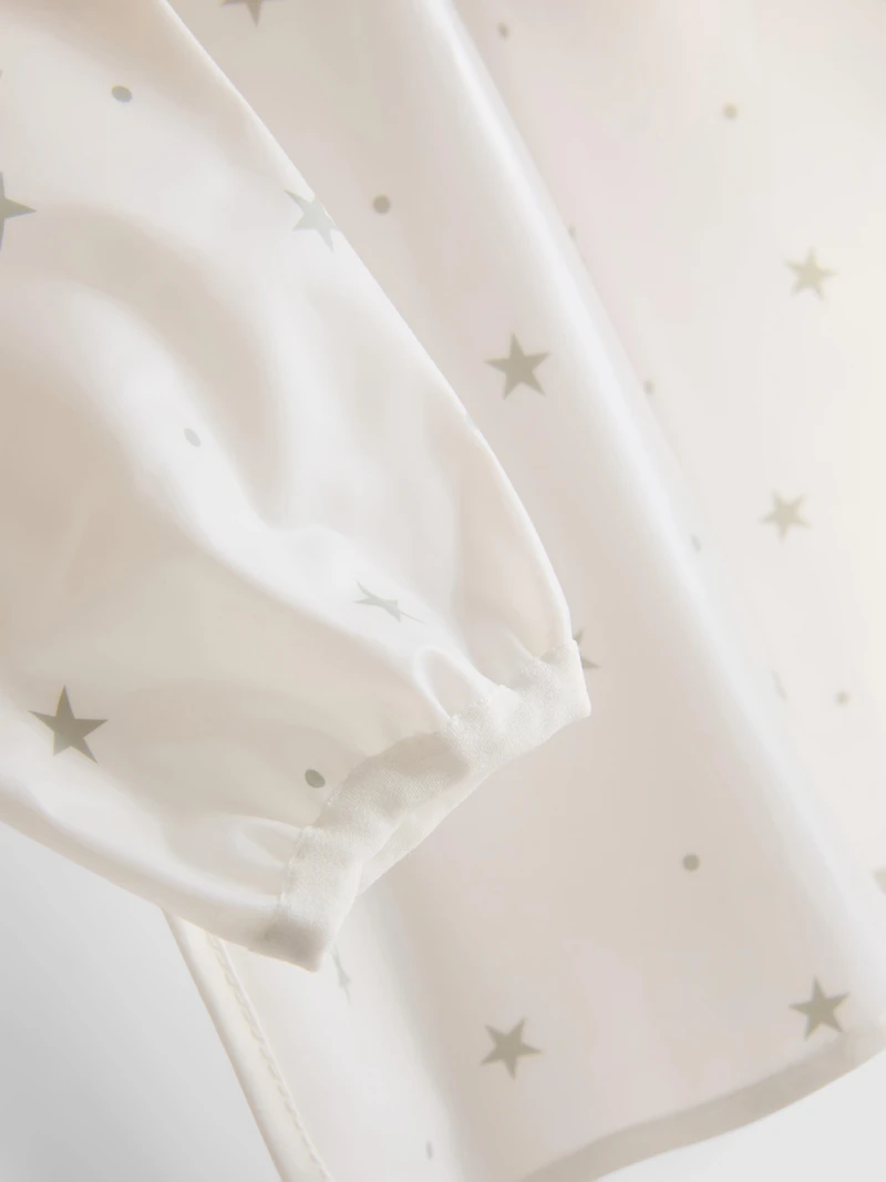 Star Print Coverall Bib