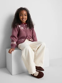 1-9yrs | Scallop-Trim Cardigan