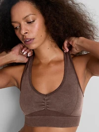 Seamless Acid Wash Active Crop Top
