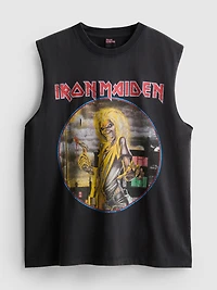 Iron Maiden Cotton Graphic Tank Top