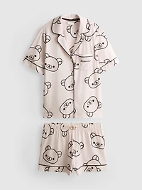 Rilakkuma Shorty Boyfriend Pajamas