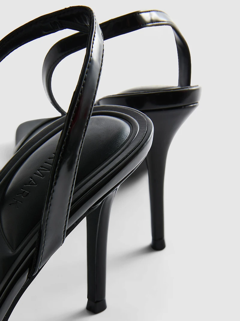 Patent Strappy Heeled Sandals