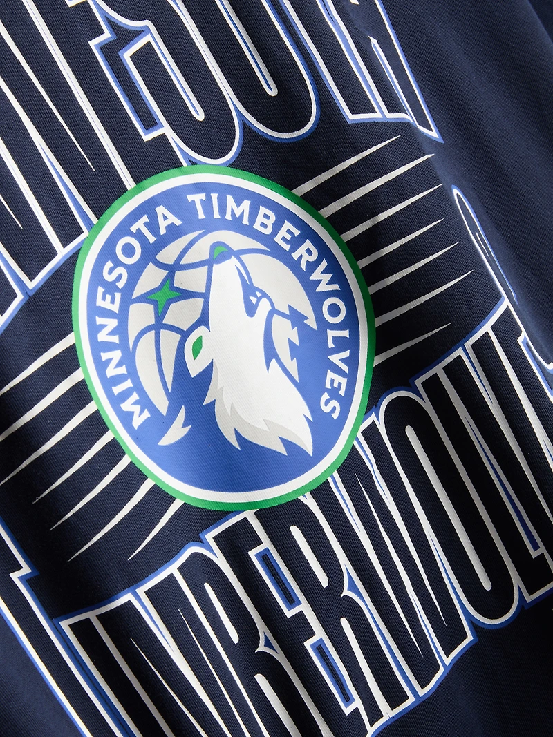 NBA Minnesota Timberwolves Pure Cotton Graphic T-Shirt