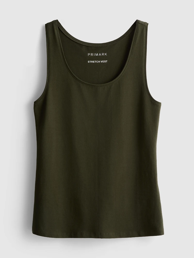 Cotton Rich Stretch Tank
