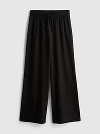 Mid-Rise Cotton Rich Straight Leg Pants