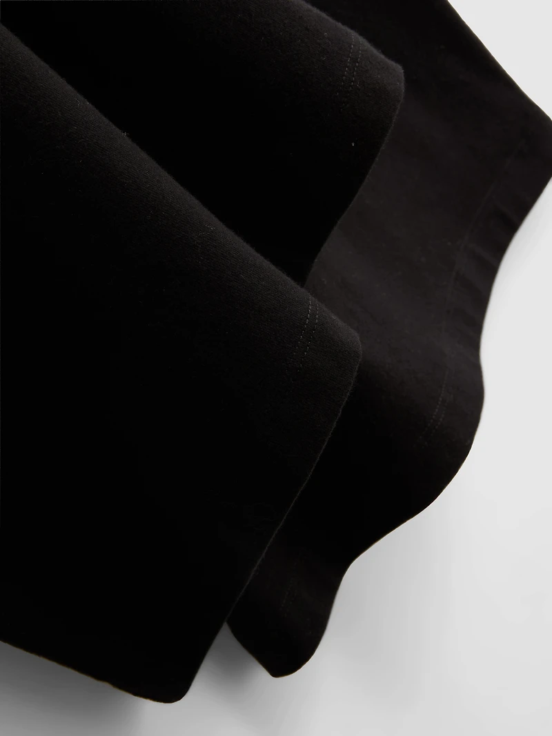 Mid-Rise Cotton Rich Straight Leg Pants
