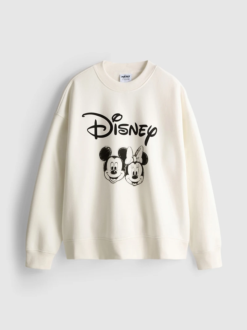 Disney's Mickey And Minnie Mouse Graphic Sweatshirt