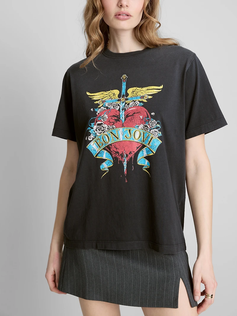 Bon Jovi Cotton Graphic Tour Tee