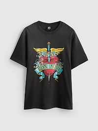 Bon Jovi Cotton Graphic Tour Tee