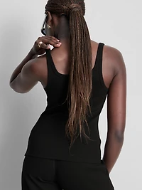 Cotton Rich Ribbed Tank Top