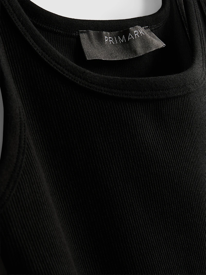 Cotton Rich Ribbed Tank Top