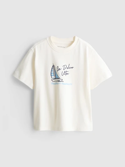 1-9yrs | Pure Cotton Graphic T-Shirt